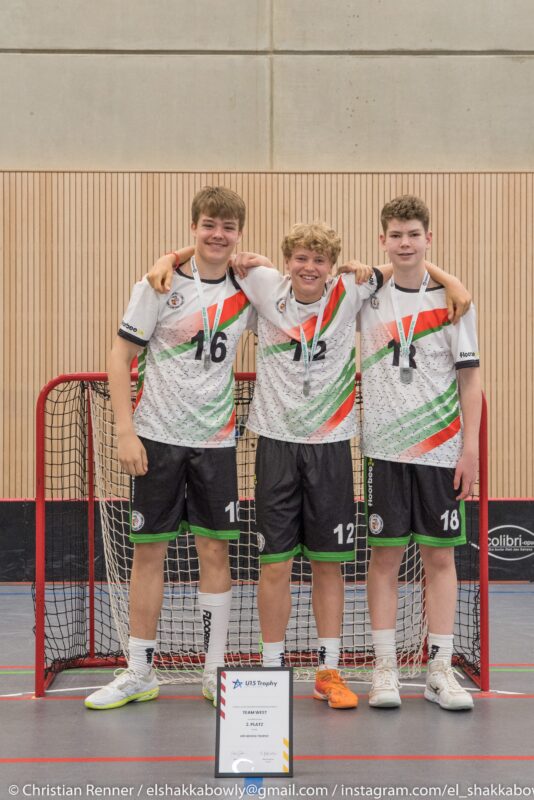 Noah Hoerschelmann, Jaxon Richter und Jonas Halbe