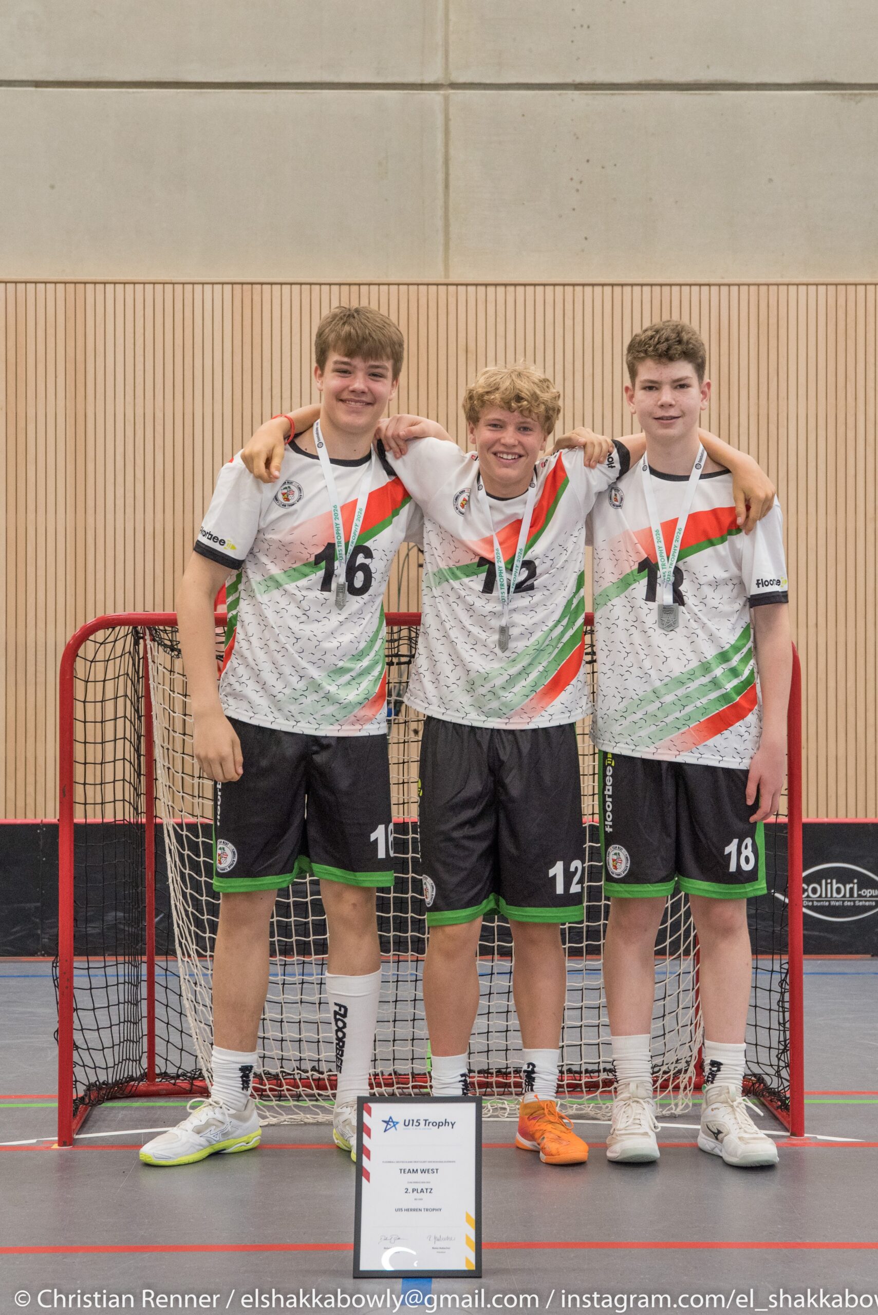 Noah Hoerschelmann, Jaxon Richter und Jonas Halbe
