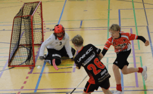 Jaxon Richter mit dem Torabschluss.