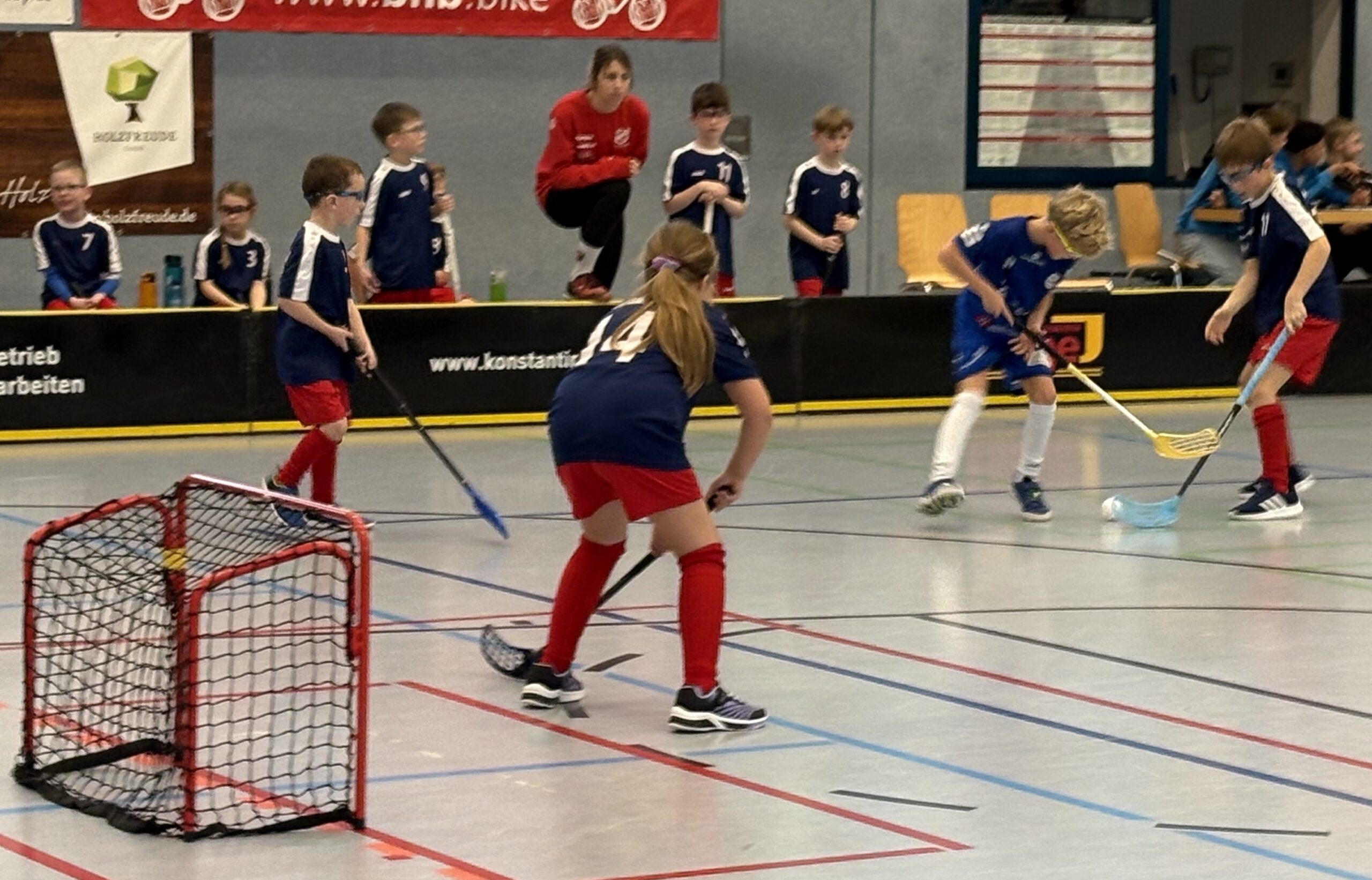 Unsere U9 im Spiel gegen Taunusstein